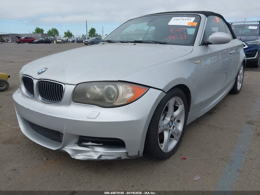 2008 BMW 135I VIN: WBAUN93558VF56365 Lot: 44870105