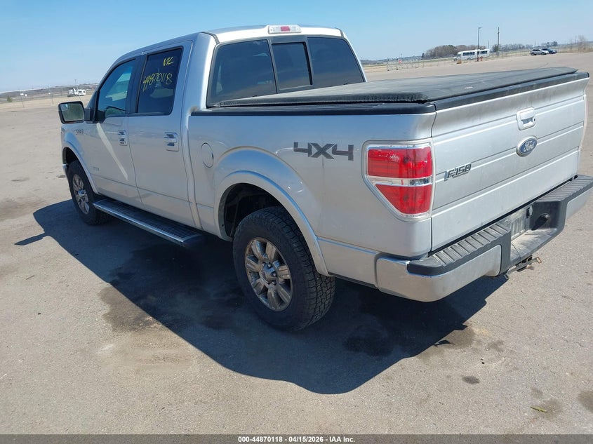 2011 Ford F-150 Lariat VIN: 1FTFW1ET8BFB33834 Lot: 44870118