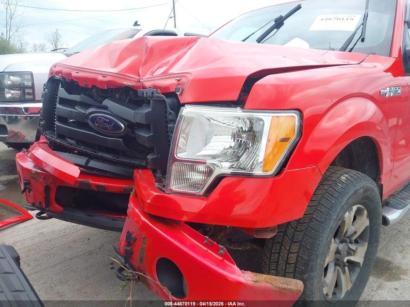 2012 Ford F-150 Stx VIN: 1FTFX1EF1CFC31628 Lot: 44870119