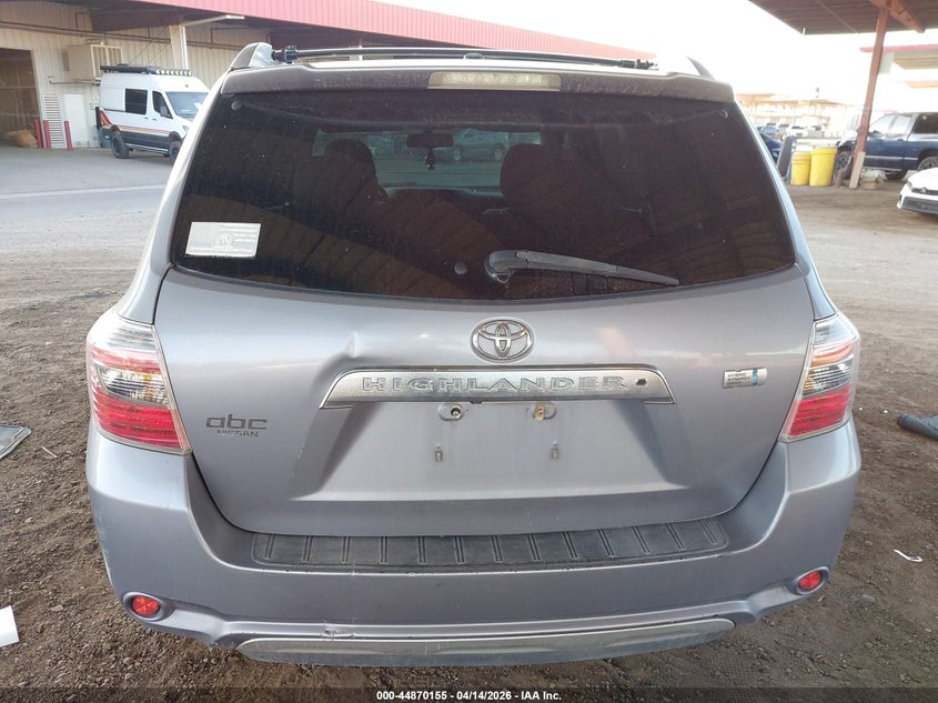 2010 Toyota Highlander Hybrid Base V6 VIN: JTEBW3EH2A2042887 Lot: 44870155