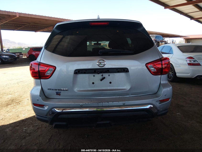 2019 Nissan Pathfinder S VIN: 5N1DR2MN9KC587353 Lot: 44870190