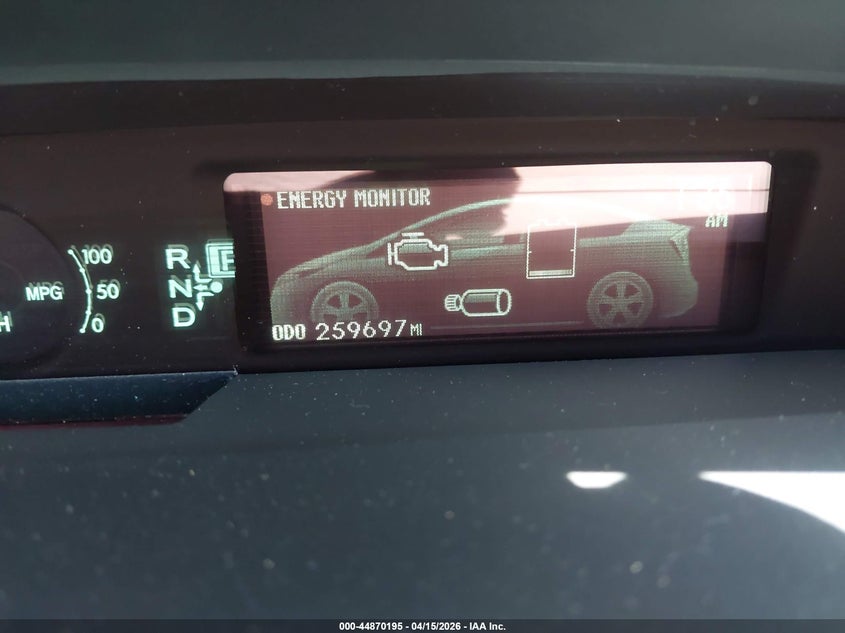 2013 Toyota Prius Three VIN: JTDKN3DU0D5679317 Lot: 44870195