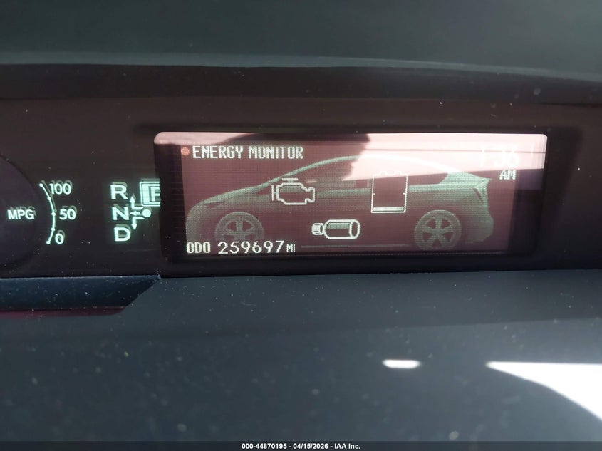 2013 Toyota Prius Three VIN: JTDKN3DU0D5679317 Lot: 44870195