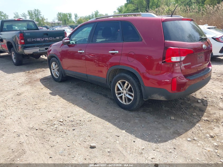 2015 Kia Sorento Lx VIN: 5XYKT3A60FG563377 Lot: 44870207