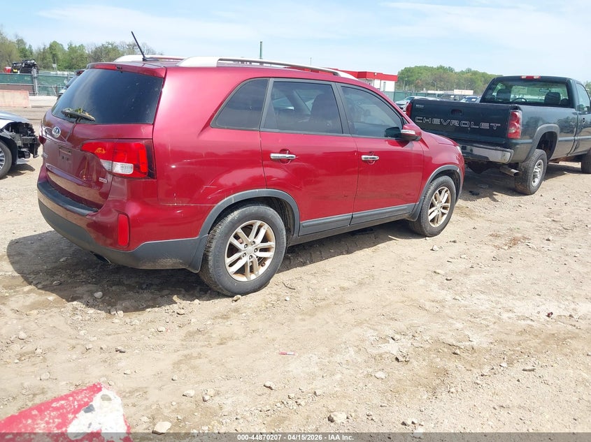 2015 Kia Sorento Lx VIN: 5XYKT3A60FG563377 Lot: 44870207