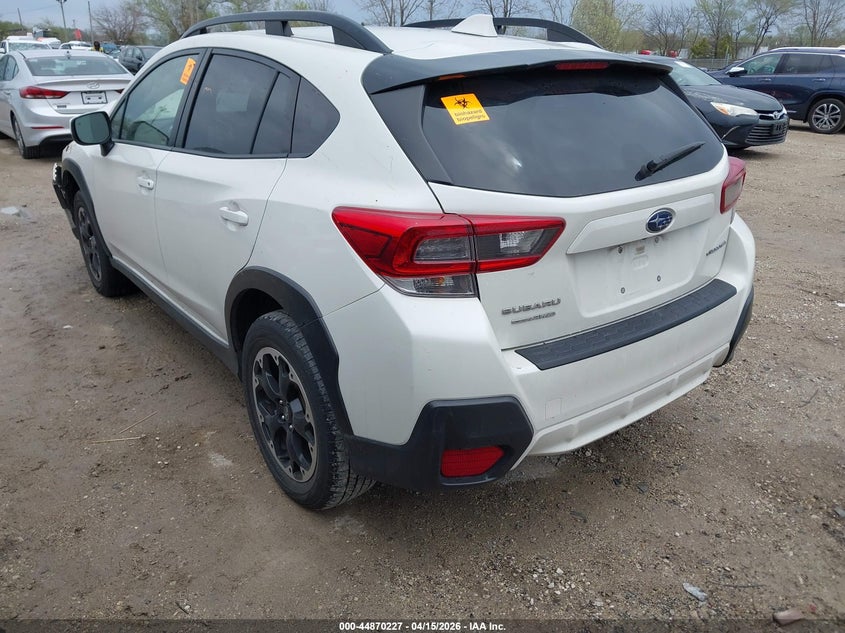 2021 Subaru Xv 2.0 Crosstrek Premium white Lot 111044870227 Vin JF2GTACC2M9657967