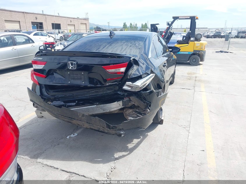 2022 Honda Accord Sport VIN: 1HGCV1F35NA037070 Lot: 44870233