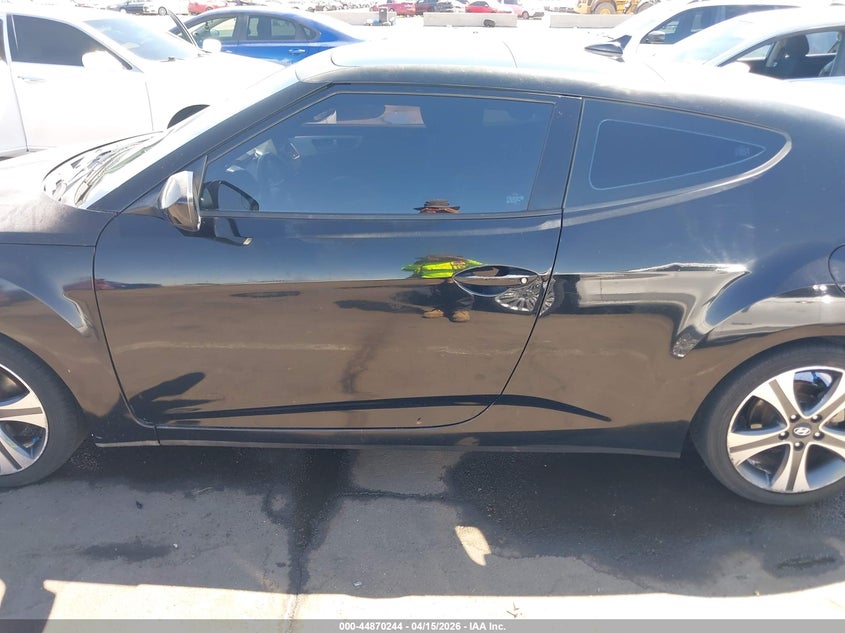 2013 Hyundai Veloster Base W/Black VIN: KMHTC6AD6DU102955 Lot: 44870244
