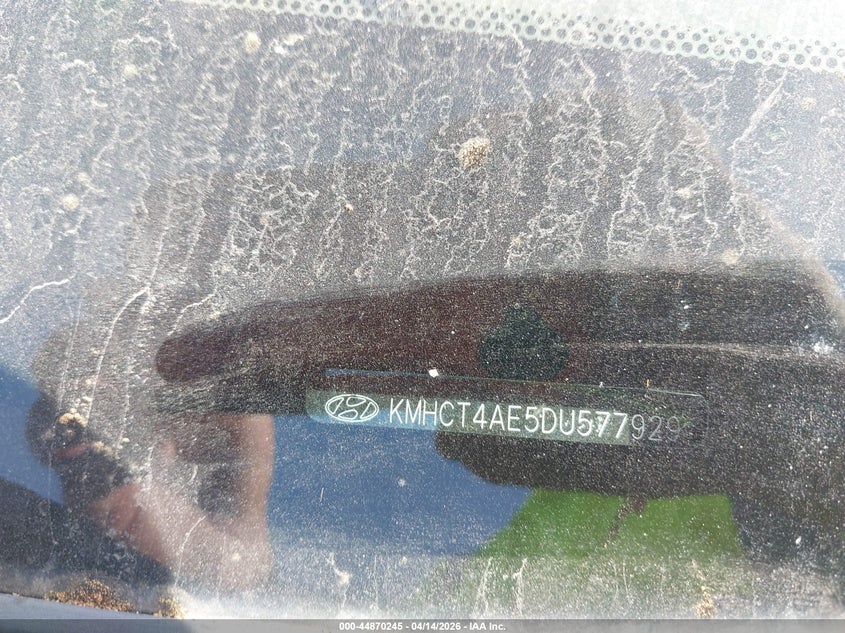 2013 Hyundai Accent Gls VIN: KMHCT4AE5DU577929 Lot: 44870245