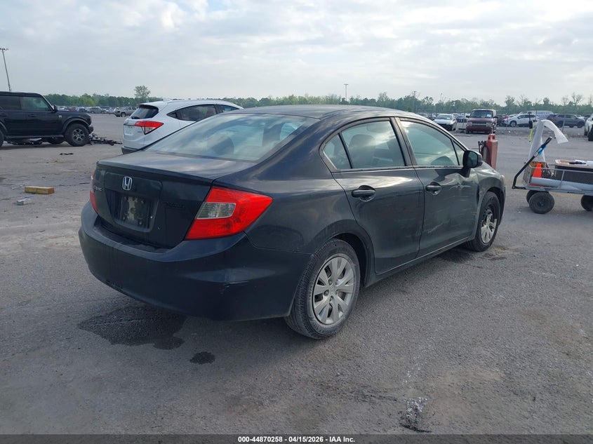 2HGFB2F55CH310830 2012 Honda Civic 1.8 Lx black