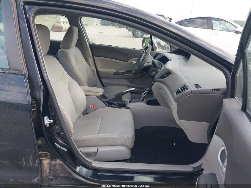 2012 Honda Civic 1.8 Lx black Lot 111044870258 Vin 2HGFB2F55CH310830
