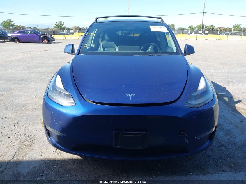 2021 Tesla Model Y Performance Dual Motor All-Wheel Drive VIN: 5YJYGDEF1MF209970 Lot: 44870297