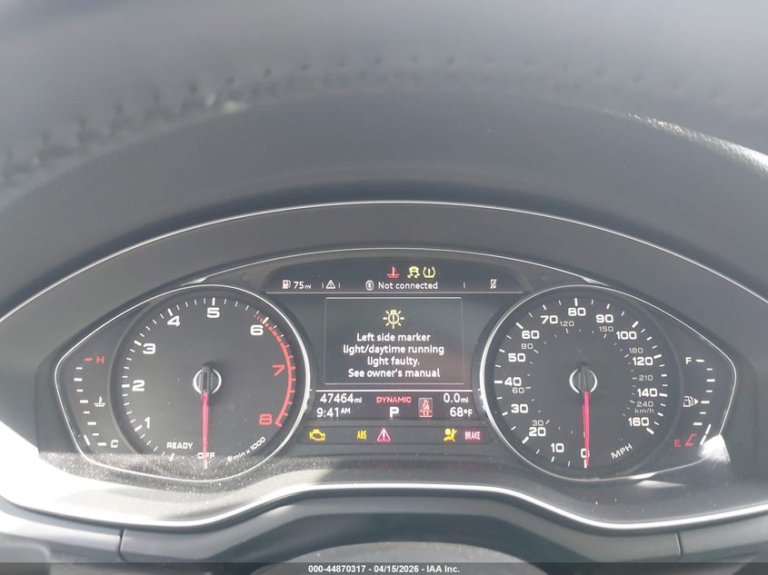 2019 Audi A4 2.0 40 Premium/40 Titanium Premium grey Lot 111044870317 Vin WAUGMAF44KN020659