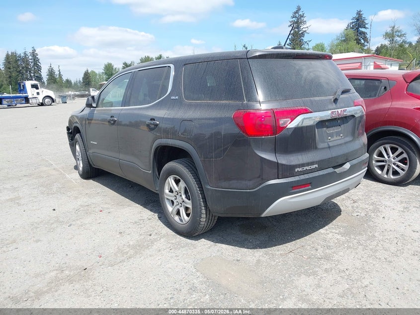 Vin: 1gkknkla4jz136840, lot: 45367646, gmc acadia sle-1 20183