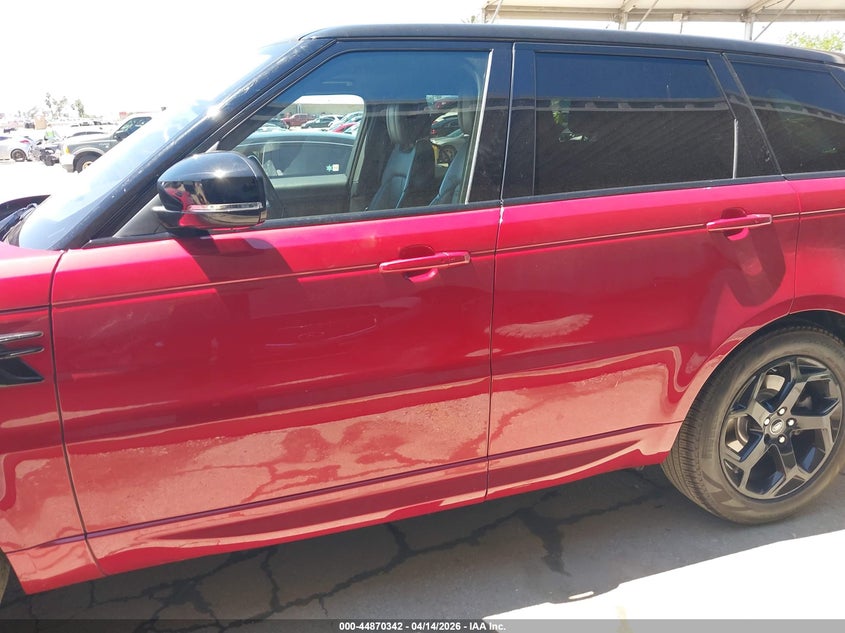 2019 Land Rover Range Rover Sport Hse VIN: SALWR2RV6KA842566 Lot: 44870342