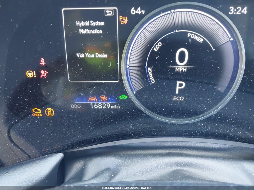 2024 Lexus Nx 350H Premium VIN: JTJGKCEZ5R5011509 Lot: 44870344