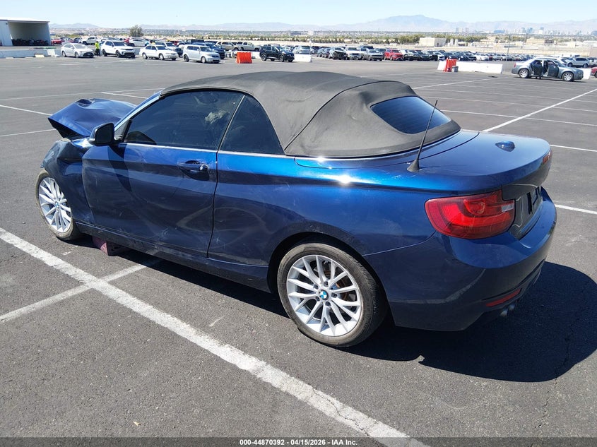 Vin: wba1k5c55fv473923, lot: 45367703, bmw 228i 20153