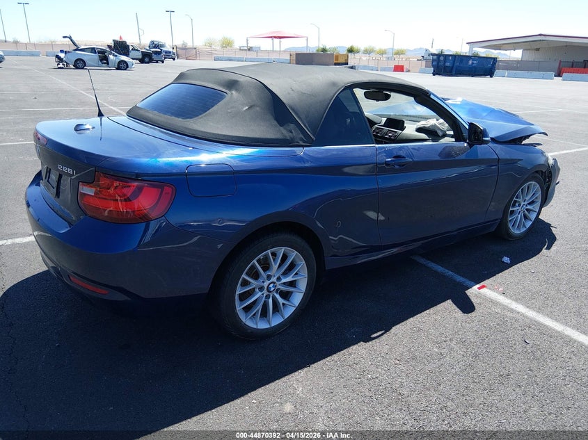 Vin: wba1k5c55fv473923, lot: 45367703, bmw 228i 20154