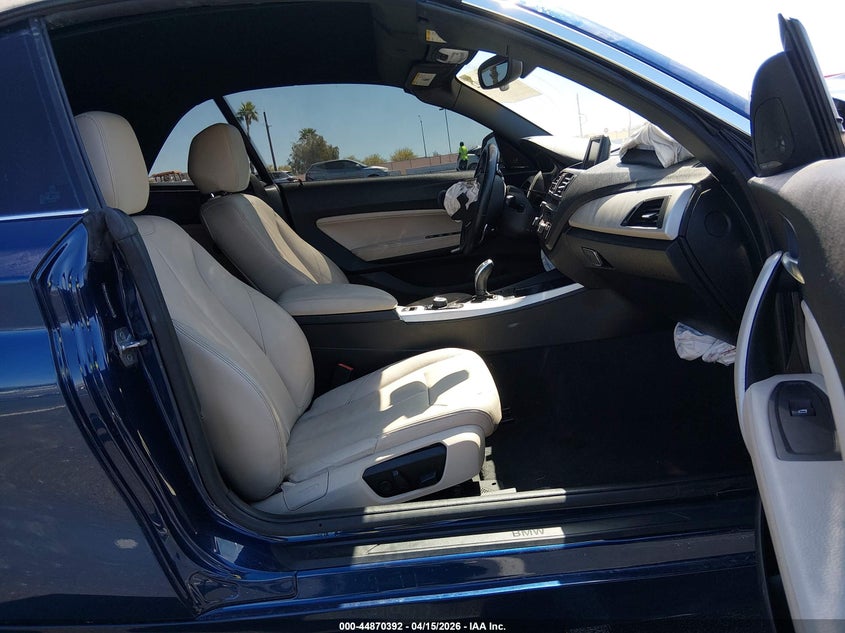 2015 BMW 2er 2.0 228I blue Lot 111044870392 Vin WBA1K5C55FV473923