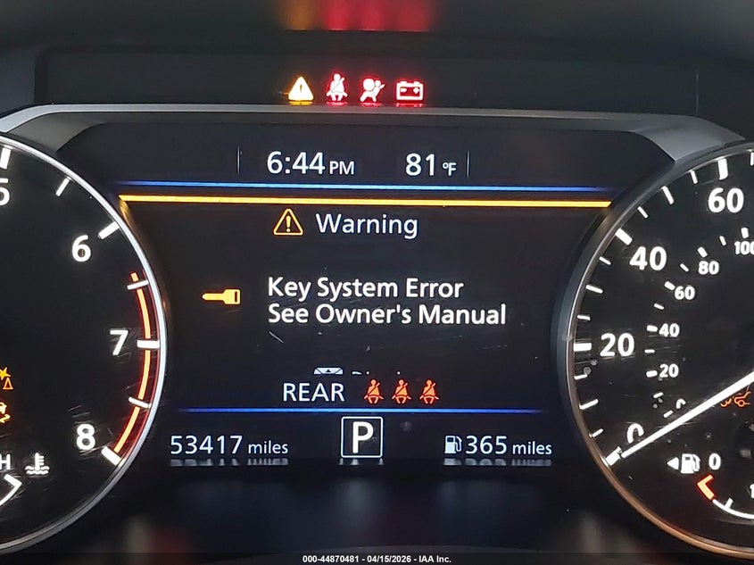 2024 Nissan Altima Sv Fwd VIN: 1N4BL4DV6RN326095 Lot: 44870481