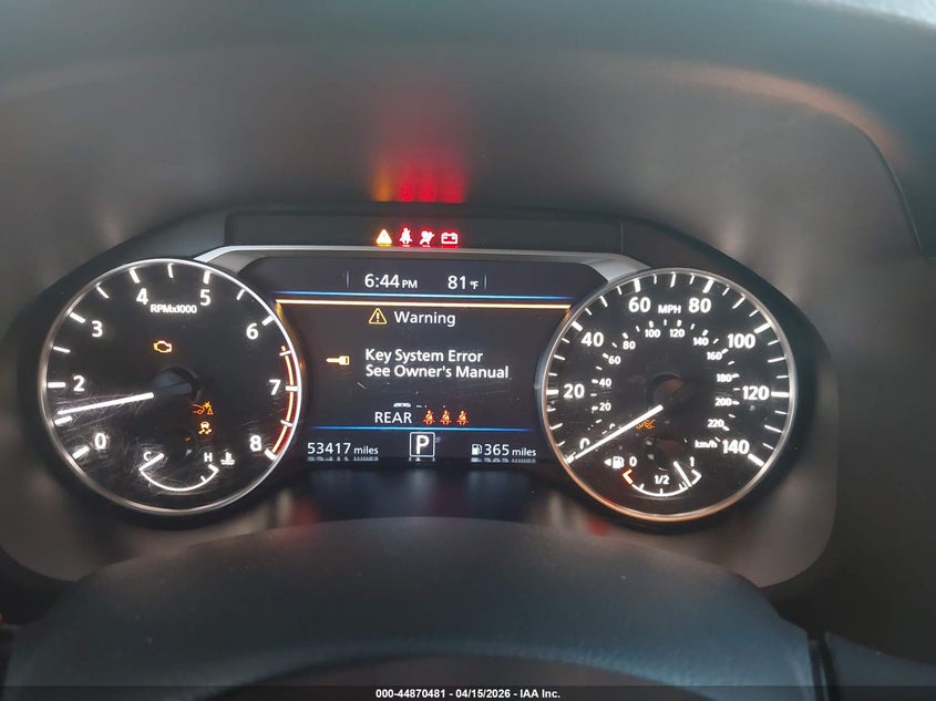 2024 Nissan Altima Sv Fwd VIN: 1N4BL4DV6RN326095 Lot: 44870481