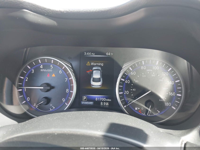 2016 Infiniti Q50 3.0T Red Sport 400 VIN: JN1FV7ARXGM451878 Lot: 44870535