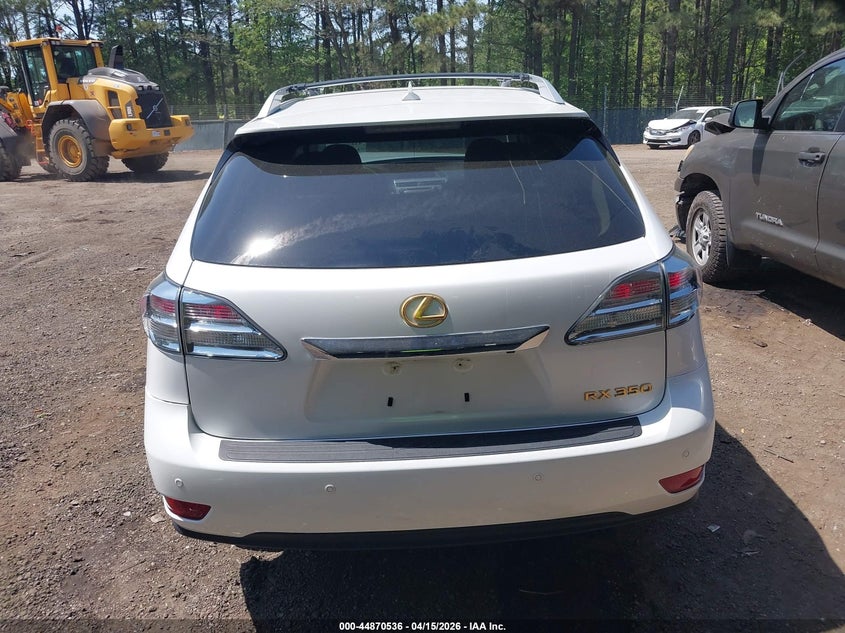 2011 Lexus Rx 350 VIN: 2T2BK1BA5BT107628 Lot: 44870536