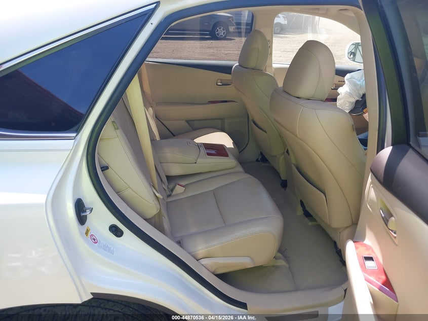 2011 Lexus Rx 350 VIN: 2T2BK1BA5BT107628 Lot: 44870536