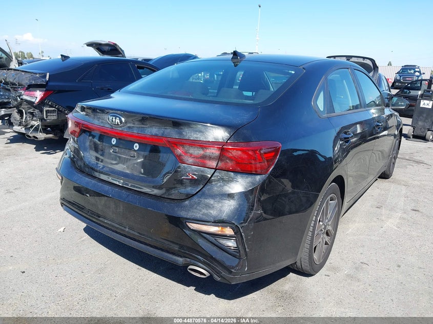 Vin: 3kpf34ad3ke088370, lot: 45367887, kia forte s 20194