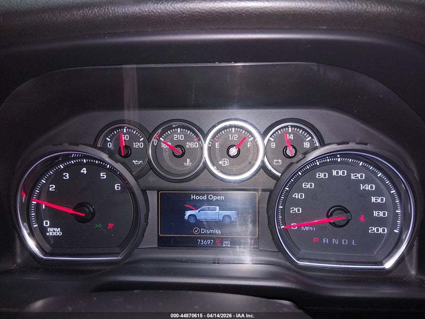 2021 Chevrolet Silverado 1500 Rst VIN: 1GCUYEEL2MZ413260 Lot: 44870615