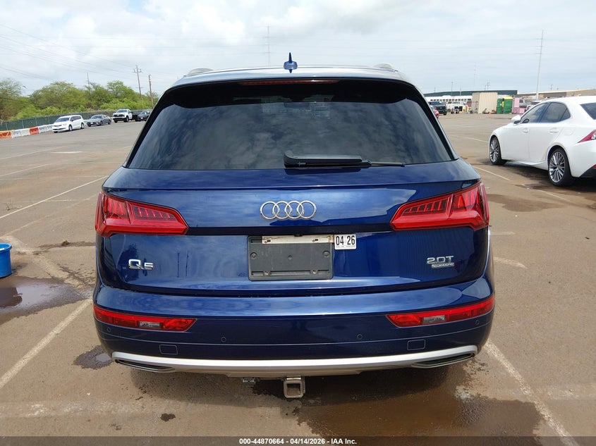 2018 Audi Q5 2.0T Premium/2.0T Tech Premium VIN: WA1BNBFY5J2204280 Lot: 44870664