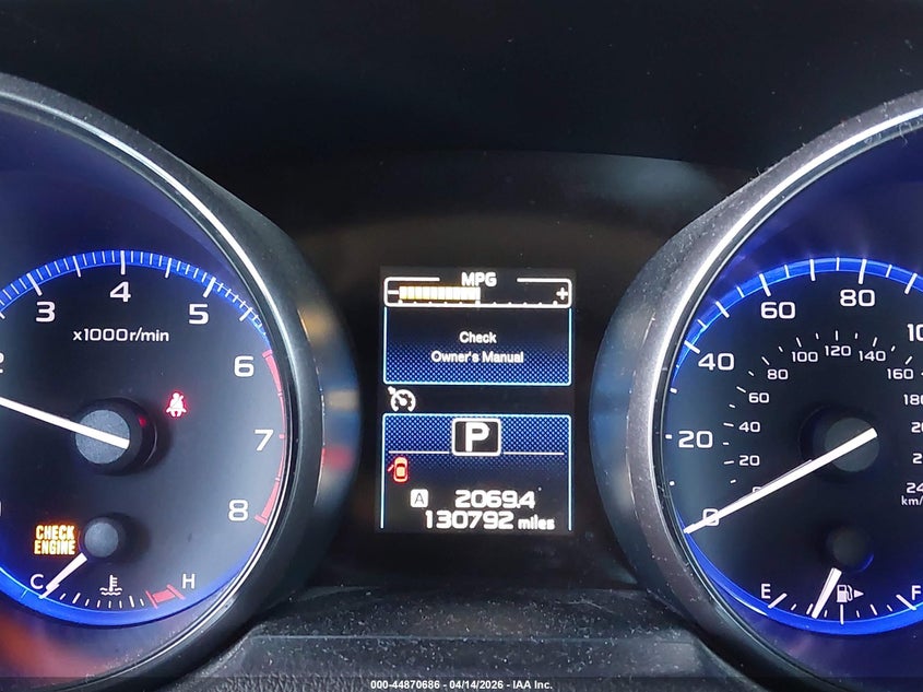 2016 Subaru Legacy 2.5I Premium VIN: 4S3BNAC69G3060724 Lot: 44870686