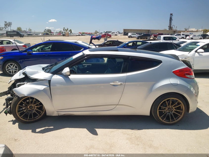 2012 Hyundai Veloster Base W/Black VIN: KMHTC6AD0CU048275 Lot: 44870718