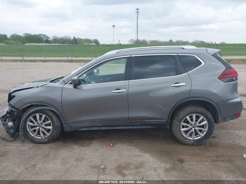 2018 Nissan Rogue 2.5 Sv grey Lot 111044871078 Vin KNMAT2MV7JP588713