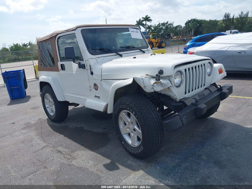 2000 Jeep Wrangler Sahara VIN: 1J4FA59S6YP773934 Lot: 44871083