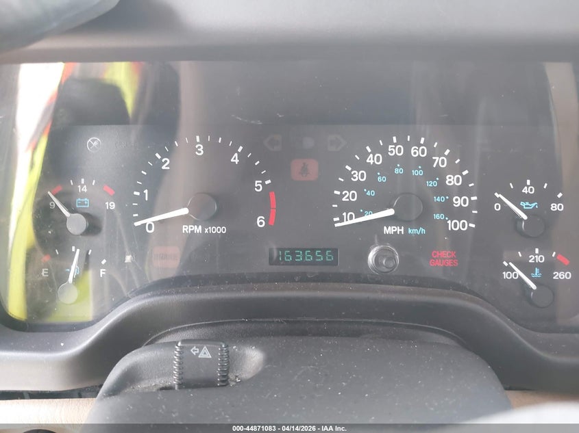 2000 Jeep Wrangler Sahara VIN: 1J4FA59S6YP773934 Lot: 44871083