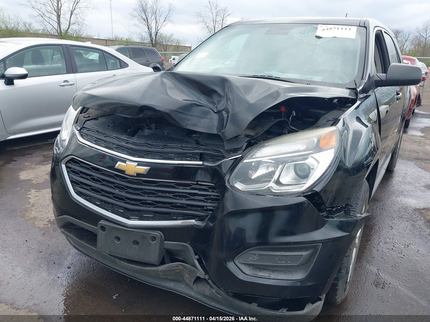 2016 Chevrolet Equinox Ls VIN: 2GNFLEEKXG6285937 Lot: 44871111