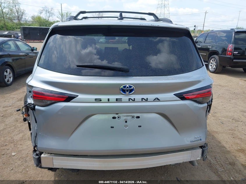 2022 Toyota Sienna Xle VIN: 5TDJRKEC9NS089743 Lot: 44871132