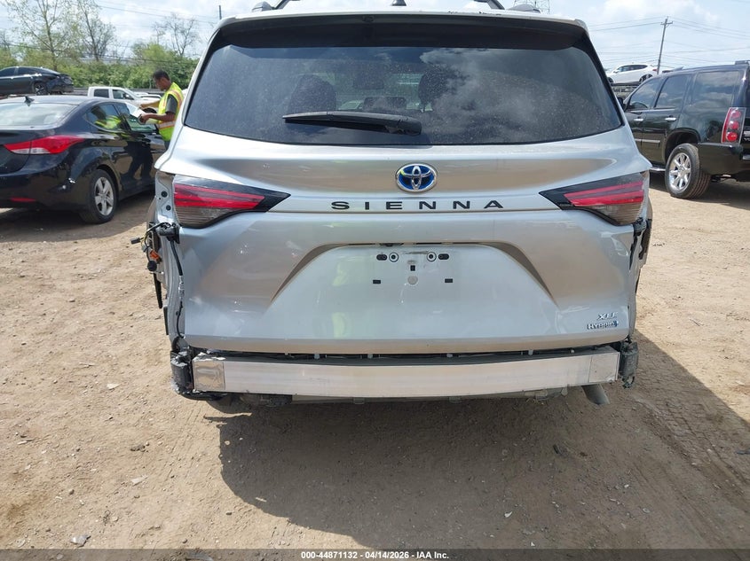 2022 Toyota Sienna Xle VIN: 5TDJRKEC9NS089743 Lot: 44871132