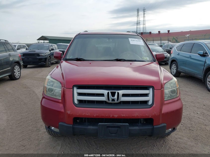 2006 Honda Pilot Ex VIN: 2HKYF18486H519145 Lot: 44871205