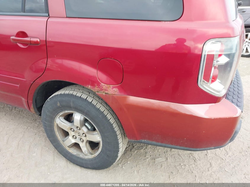 2006 Honda Pilot Ex VIN: 2HKYF18486H519145 Lot: 44871205