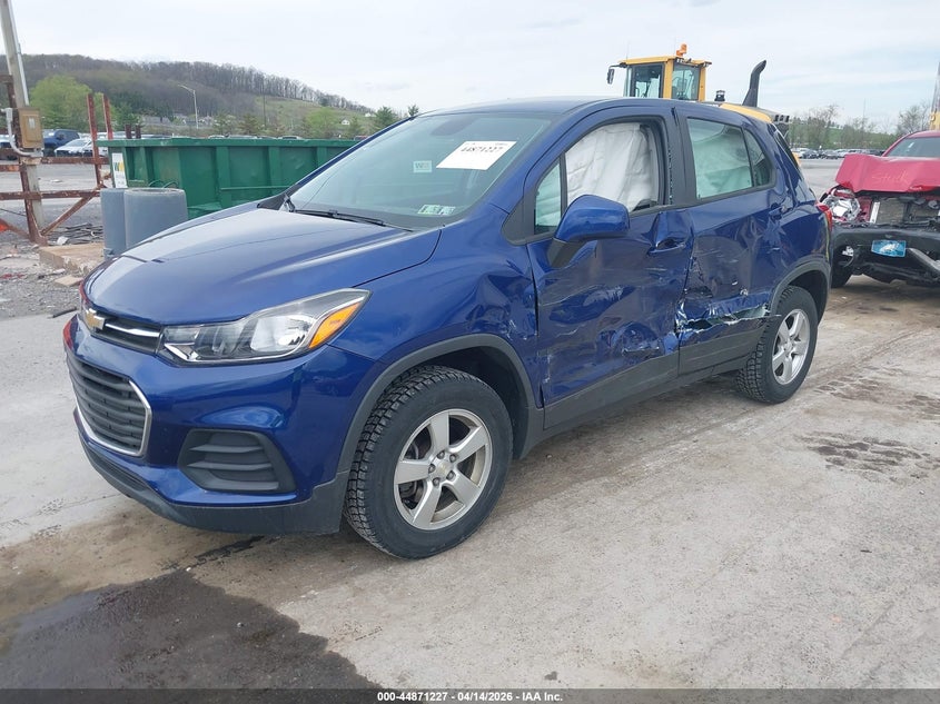 2017 Chevrolet Trax 1.4 Ls blue Lot 111044871227 Vin 3GNCJNSBXHL200931