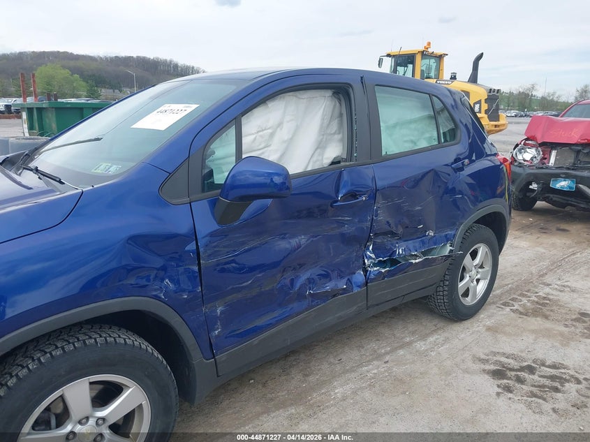 2017 Chevrolet Trax 1.4 Ls blue Lot 111044871227 Vin 3GNCJNSBXHL200931