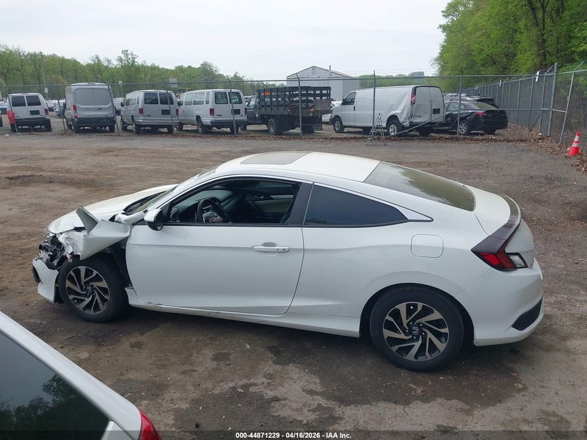 2017 Honda Civic 2.0 Lx-P white Lot 111044871229 Vin 2HGFC4B08HH301730