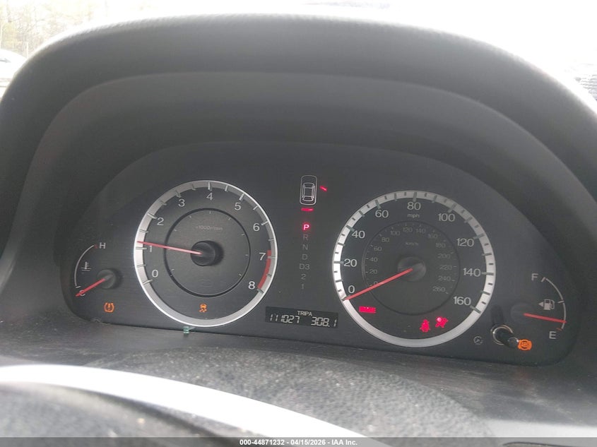 2011 Honda Accord 2.4 Lx VIN: 1HGCP2F3XBA146166 Lot: 44871232