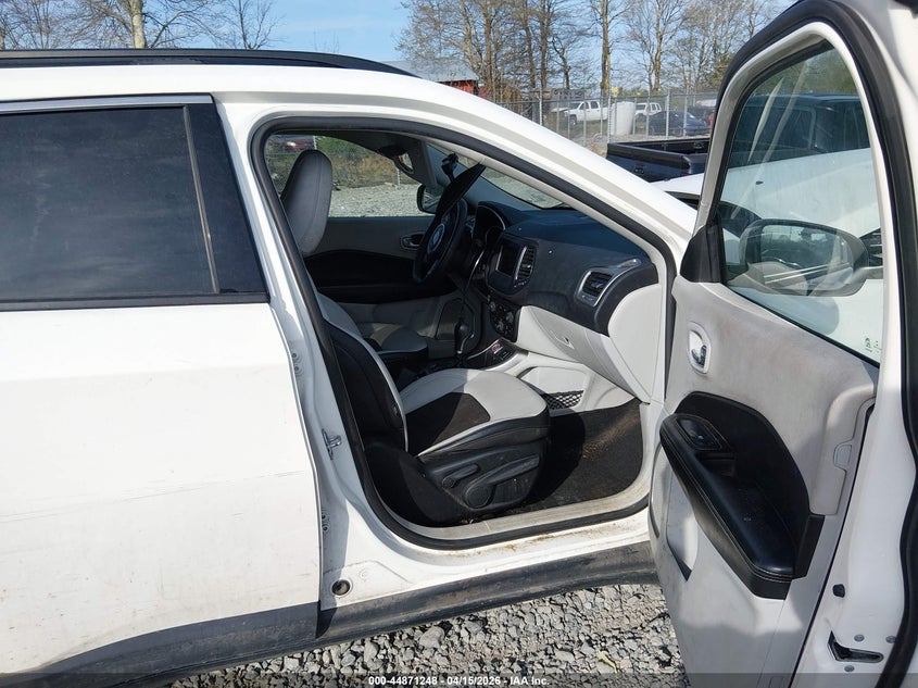 2021 Jeep Compass 2.4 Latitude Fwd White Lot 111044871248 Vin 3C4NJCBB0MT592303