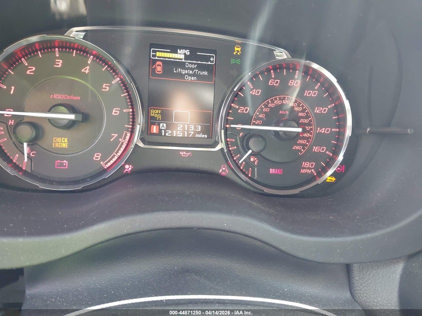 2017 Subaru Wrx Limited VIN: JF1VA1L66H9825546 Lot: 44871250