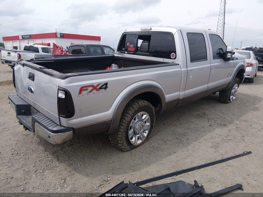 Vin: 1ft7w2bt5ceb29536, lot: 45368593, ford f-250 lariat 20124