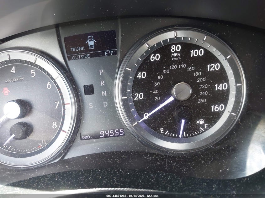 2011 Lexus Es 350 VIN: JTHBK1EGXB2422832 Lot: 44871285