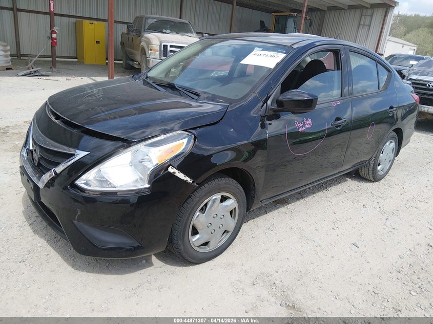 2017 Nissan Versa 1.6 1.6 S+ black Lot 111044871307 Vin 3N1CN7AP9HL891250
